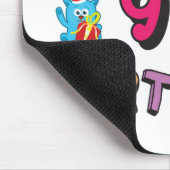 9歳の誕生日おめでとう 子供の誕生日 マウスパッド (コーナー)