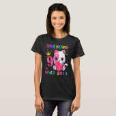 9歳の誕生日おめでとう！2013年生まれのすてきな女の子 Tシャツ (正面フル)