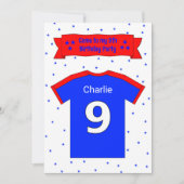 9歳の誕生日パーソナライズされたパーティの招待状 招待状 (正面)