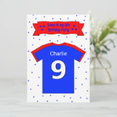 9歳の誕生日パーソナライズパーティー招待状 招待状 (スタンド正面)
