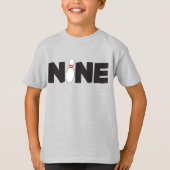9歳の誕生日ボウリングTシャツ キッズ Tシャツ (正面)