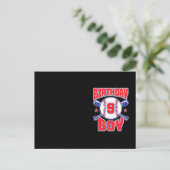 9歳の誕生日野球ビッグナンバーナイン9歳 ポストカード (スタンド正面)