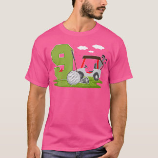 9歳の誕生日 ゴルフ Tシャツ