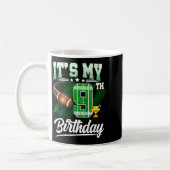 9歳の誕生日 サッカー コーヒーマグカップ (左)