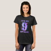 9歳の誕生日 海の世界 9歳の女の子 Tシャツ (正面フル)