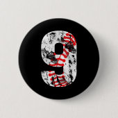 9歳ギフトNumber 9誕生日B 缶バッジ (正面)