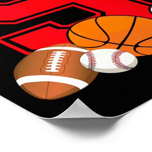 9歳ビスケットビルフースビスケルサッカービル ポスター (角)