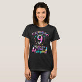 9歳9素晴らし歳9誕生日 Tシャツ (正面フル)