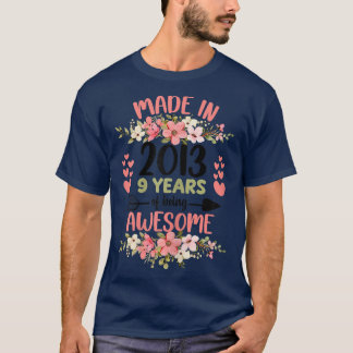 9歳9誕生日生まれ2013年女子会 Tシャツ