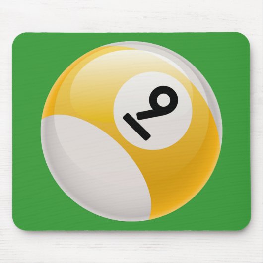 9球 マウスパッド (正面)