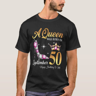 9生まれ月50日のハッピーバースデー Tシャツ