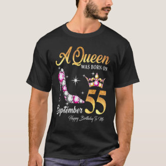 9生まれ月55日のハッピーバースデー Tシャツ