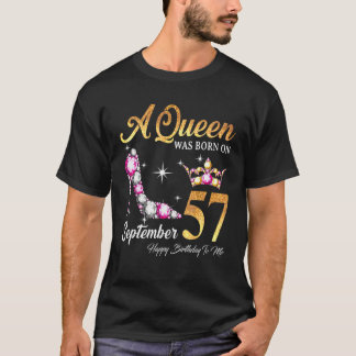 9生まれ月57日のハッピーバースデー Tシャツ