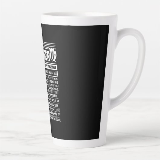 9生まれ月《星座》乙女座の誕生日の贈りおもしろい物 カフェラテマグ (右)