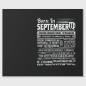 9生まれ月《星座》乙女座の誕生日の贈りおもしろい物 ラッピングペーパー (フラット)