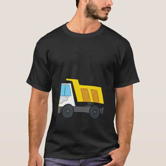 9番建築ダンプトラック9番 Tシャツ (正面)