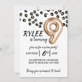 9番目の誕生日,チーター,女の子パーティー,ヒョウ (正面)