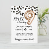 9番目の誕生日，チーター，女の子パーティー，ヒョウ (スタンド正面)