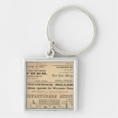 9社の広告 キーホルダー (正面)