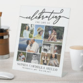 9祝写真コラージュの生涯 台座サイン (インサイチュ)