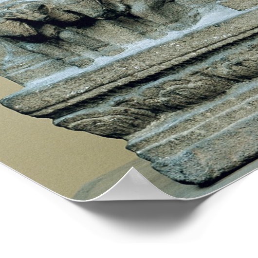 9神を描いたフリーズ ポスター (角)