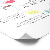 9種類のエンネアグラム付きコーヒー ポスター (角)