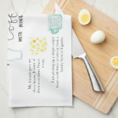 9種類のキッチンタオル付きコーヒー キッチンタオル (四つ折り)