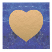 9結婚周年記念ラピスラズリカラー フォトキューブ (正面)