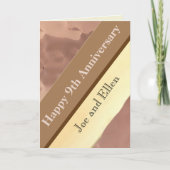 9結婚周年記念柳・銅 カード (正面)