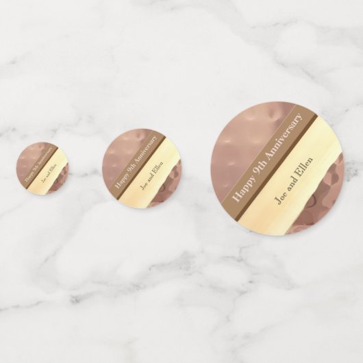 9結婚周年記念柳・銅 コンフェッティ (裏面)