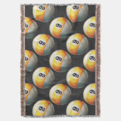 9絵を描球のパターン スローブランケット (正面縦)