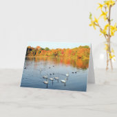 9羽 カード (黄色い花)