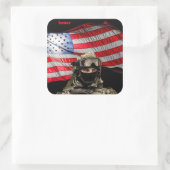 9行スタンプ スクエアシール (バッグ)