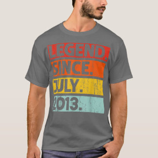 9誕生日ギフト伝説2013年7月以来9年 Tシャツ