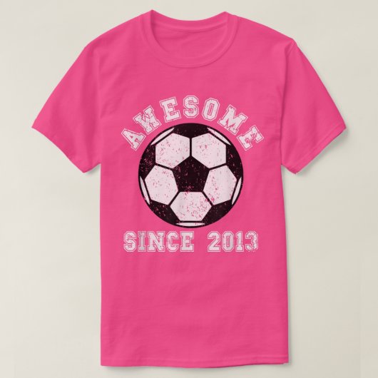 9誕生日サッカー恋人9歳サッカー選手 Tシャツ (デザイン正面)