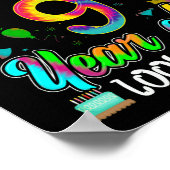 9誕生日素晴らし9歳 ポスター (角)