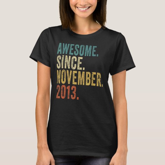 9誕生日9素晴らし歳11月2日から Tシャツ (正面)