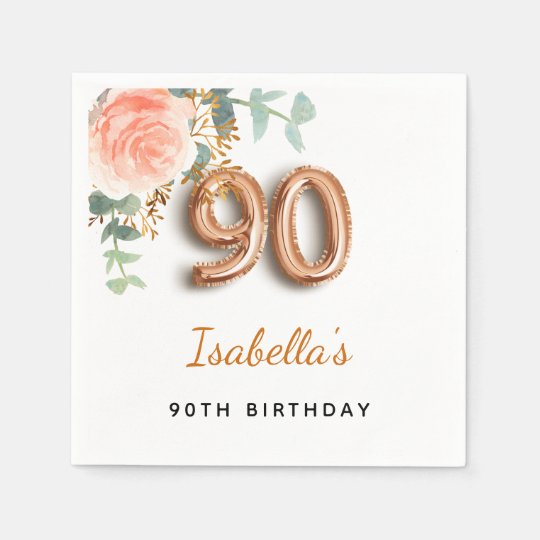 90歳誕生日フローラバラ金ゴールドユーカリモノグラム スタンダードカクテルナプキン Zazzle Co Jp 90歳誕生日フローラバラ金ゴールドユーカリモノグラム スタンダードカクテルナプキン Zazzle Co Jp