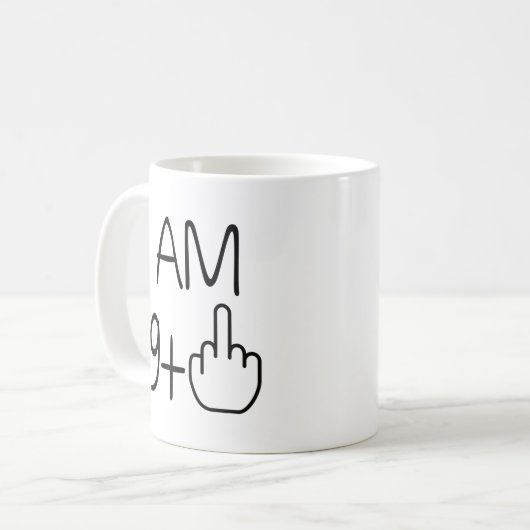 90おもしろい番誕生日コーヒーマグ コーヒーマグカップ (正面左)