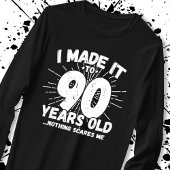 90おもしろい誕生日引用文皮肉90歳 Tシャツ