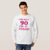 90おもしろい誕生日 Tシャツ (正面フル)
