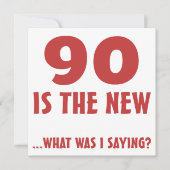 90おもしろい誕生日Gagギフト カード (正面)