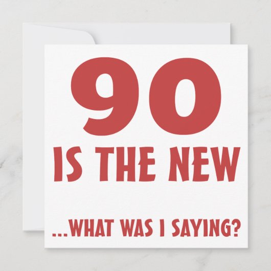 90おもしろい誕生日Gagギフト カード (正面)