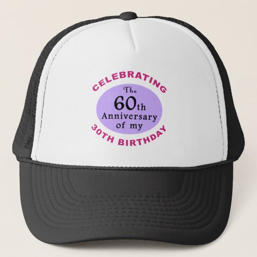 90おもしろい誕生日Gagギフト キャップ (正面)