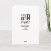 90お誕生日ケーキ:カスタマイズ可能! カード (裏面)