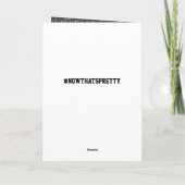 90かわいらしパーソナライズされた日の誕生日カード カード (裏面)