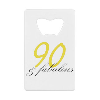 90と素晴らしい クレジットカード栓抜き