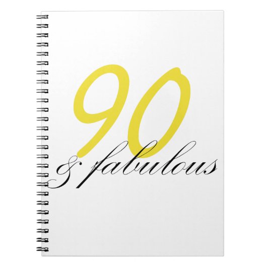 90と素晴らしい ノートブック (正面)