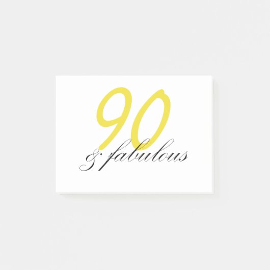 90と素晴らしい ポストイット (正面)