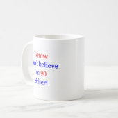 90どちらか コーヒーマグカップ (正面左)